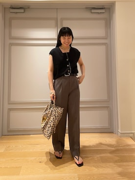 「NOLLEY’S Sophi（ノーリーズソフィ）のアイテム」を使った、nol iwaoさん（骨格ナチュラル・レディース・163cm）の夏コーディネート