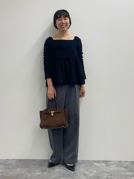 「アイテム（キャミソール）」を使った、nol iwaoさん（レディース・163cm）の秋コーディネート