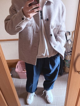 「ATTENTION（アテンション）のアイテム」を使った、ゆーた🍀🐇🍒さん（メンズ・169cm）の春コーディネート