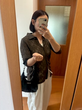 「しまむら（シマムラ）のアイテム（トップス）」を使った、mako19さん（レディース・166cm）の秋コーディネート