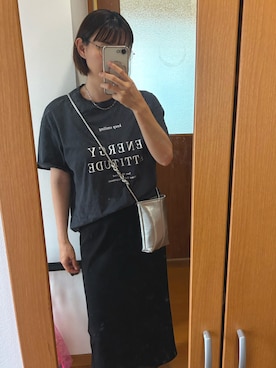 「しまむら（シマムラ）のアイテム（スカート）」を使った、mako19さん（レディース・166cm）の夏コーディネート