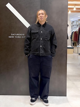 「Saturdays NYC（サタデーズ ニューヨークシティ ）のアイテム」を使った、johnnymonroeさん（メンズ・170cm）の秋コーディネート