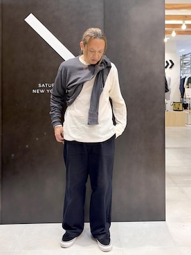 「Saturdays NYC（サタデーズ ニューヨークシティ ）のアイテム」を使った、johnnymonroeさん（メンズ・170cm）の秋コーディネート