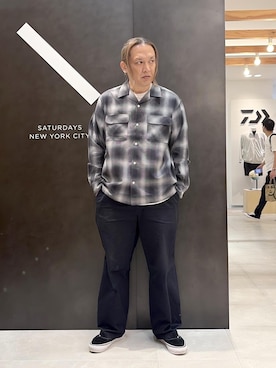 「Saturdays NYC（サタデーズ ニューヨークシティ ）のアイテム」を使った、johnnymonroeさん（メンズ・170cm）の秋コーディネート