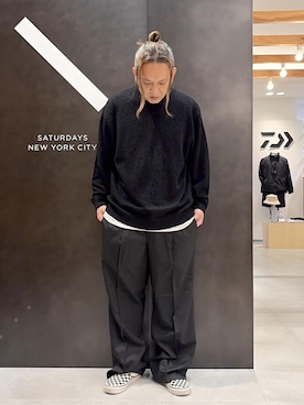 「Saturdays NYC（サタデーズ ニューヨークシティ ）のアイテム」を使った、johnnymonroeさん（メンズ・170cm）の秋コーディネート