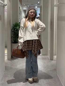 リミさん(レディース・155cm)の冬コーディネート