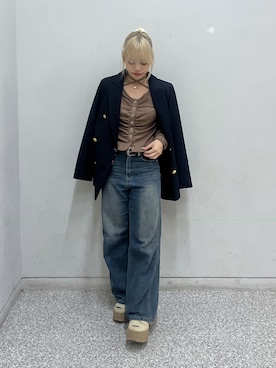 「FREE'S MART（フリーズマート）のアイテム」を使った、 リミさん（レディース・155cm）の秋コーディネート