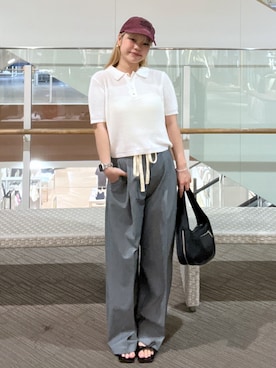 「FREE'S MART（フリーズマート）のアイテム」を使った、オオカワ リミさん（骨格ウェーブ・レディース・155cm）の夏コーディネート