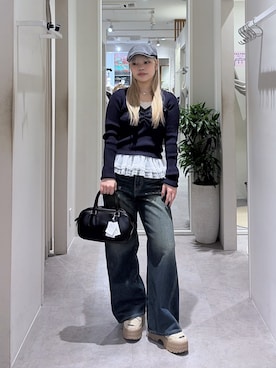 「FREE'S MART（フリーズマート）のアイテム」を使った、 リミさん（レディース・155cm）の冬コーディネート