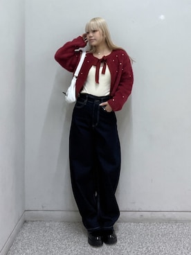 「アイテム（キャミソール）」を使った、 リミさん（レディース・155cm）の秋コーディネート