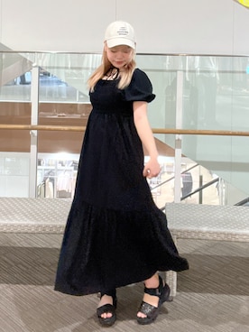 「FREE'S MART（フリーズマート）のアイテム」を使った、オオカワ リミさん（骨格ウェーブ・レディース・155cm）の夏コーディネート