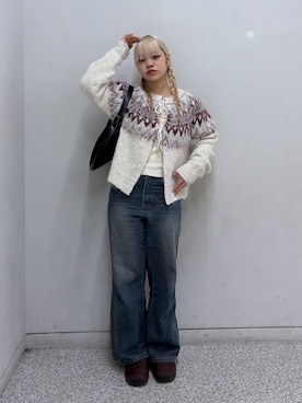 「FREE'S MART（フリーズマート）のアイテム」を使った、 リミさん（レディース・155cm）の冬コーディネート