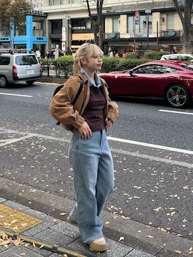 「FREE'S MART（フリーズマート）のアイテム」を使った、 リミさん（レディース・155cm）の秋コーディネート