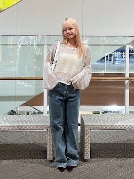 「アイテム（キャミソール）」を使った、 リミさん（レディース・155cm）の秋コーディネート