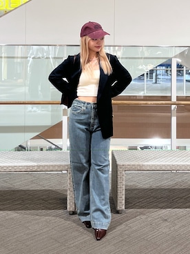 「アイテム（キャミソール）」を使った、 リミさん（レディース・155cm）の秋コーディネート