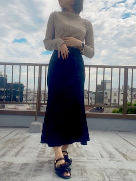 「MAJESTIC LEGON（マジェスティックレゴン）のアイテム」を使った、miiicham1さん（レディース・157cm）の秋コーディネート
