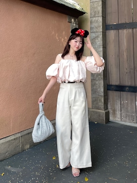 「ディズニーコーデ」｜かりんさん（レディース・155cm・20代）の夏コーディネート
