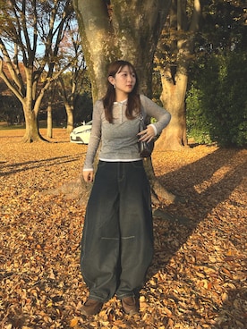 かりんさん（レディース・155cm）の冬コーディネート