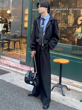 「FreeZone（フリーゾーン）のアイテム」を使った、keigo0125さん（メンズ・170cm）の春コーディネート