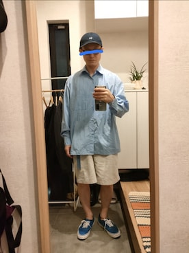 「UNIQLO（ユニクロ）のアイテム（キャップ）」を使った、STINKYさん（メンズ・162cm）の秋コーディネート