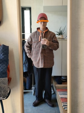 「アイテム（その他アウター）」を使った、STINKYさん（メンズ・162cm）の秋コーディネート