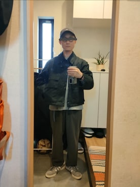 「UNIQLO（ユニクロ）のアイテム（ブルゾン）」を使った、STINKYさん（メンズ・162cm）の秋コーディネート