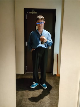 「ADAM ET ROPE'（アダムエロペ）のアイテム（シャツ/ブラウス）」を使った、STINKYさん（メンズ・162cm）の秋コーディネート