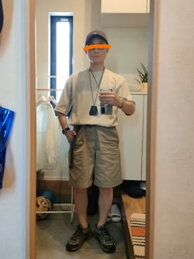 「Reebok（リーボック）のアイテム」を使った、STINKYさん（メンズ・162cm）の夏コーディネート