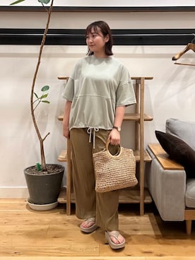 「ストレート×イエベ」｜kannanomさん（レディース・155cm）の夏コーディネート