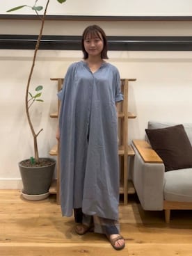 「ストレート×イエベ」｜kannanomさん（レディース・155cm）の夏コーディネート