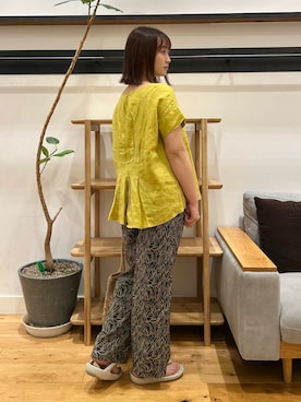 「ストレート×イエベ」｜kannanomさん（レディース・155cm）の夏コーディネート