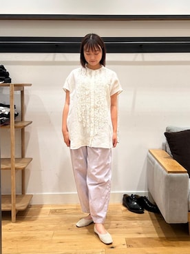 「ストレート×イエベ」｜kannanomさん（レディース・155cm）の夏コーディネート