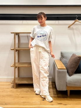 「URBAN RESEARCH DOORS（アーバンリサーチドアーズ）のアイテム（その他パンツ）」を使った、kannanomさん（レディース・155cm）の夏コーディネート