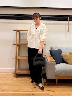 「URBAN RESEARCH DOORS（アーバンリサーチドアーズ）のアイテム（タンクトップ）」を使った、kannanomさん（レディース・155cm）の秋コーディネート
