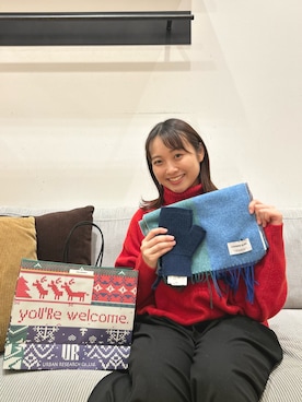 「アイテム（手袋）」を使った、kannanomさん（レディース・155cm）の冬コーディネート