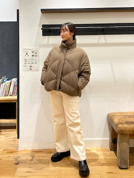 「doors」｜「アイテム（ジャケット/アウター）」を使った、kannanomさん（レディース・155cm）の冬コーディネート