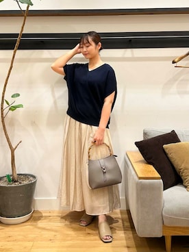 kannanomさん（レディース・155cm）の夏コーディネート