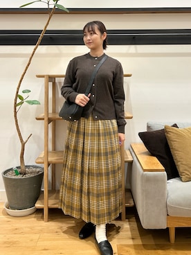 「RODE SKO（ロデスコ）のアイテム」を使った、kannanomさん（レディース・155cm）の秋コーディネート