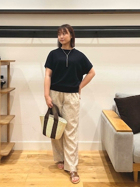 「ストレート×イエベ」｜kannanomさん（レディース・155cm）の夏コーディネート