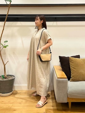 「MARCO BIANCHINI（マルコビアンチーニ）のアイテム」を使った、kannanomさん（レディース・155cm）の夏コーディネート