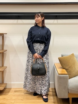 「アイテム（パンプス）」を使った、kannanomさん（レディース・155cm）の秋コーディネート