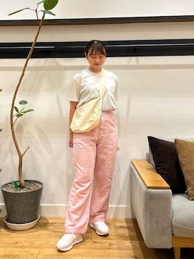 「PUMA（プーマ）のアイテム」を使った、kannanomさん（レディース・155cm）の夏コーディネート