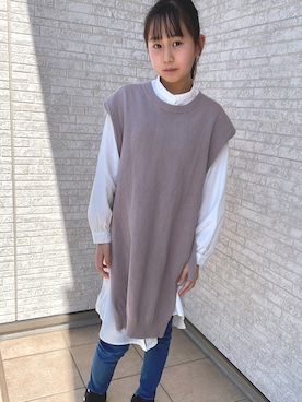 ciii☻︎さん（キッズ・141cm）の春コーディネート