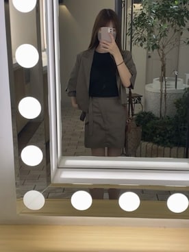 「chico_（チコ）のアイテム」を使った、きょもんさん（レディース・151cm）の夏コーディネート