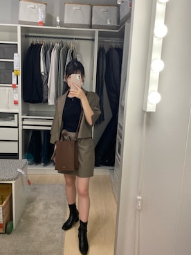 「chico_（チコ）のアイテム」を使った、きょもんさん（レディース・151cm）の秋コーディネート