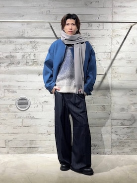 「アイテム（スラックス）」を使った、iam _martin__さん（メンズ・181cm・20代）の秋コーディネート