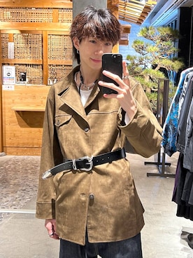 「アイテム（ミリタリージャケット）」を使った、iam _martin__さん（メンズ・181cm・20代）の秋コーディネート