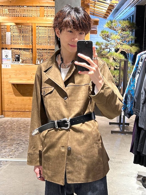 ビンテージライクフェイクレザーベルト(HARE)（ベルト）｜HARE（ハレ