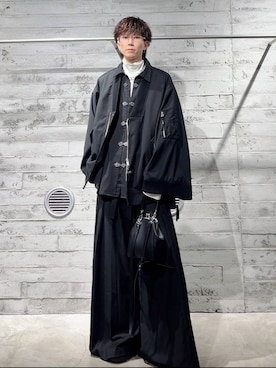 「アイテム（MA-1）」を使った、iam _martin__さん（メンズ・181cm）の秋コーディネート