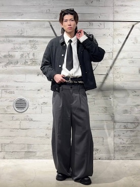 「アイテム（ボストンバッグ）」を使った、iam _martin__さん（メンズ・181cm）の秋コーディネート